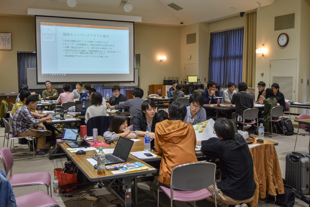 ゲームジャム高梁2019の様子 1